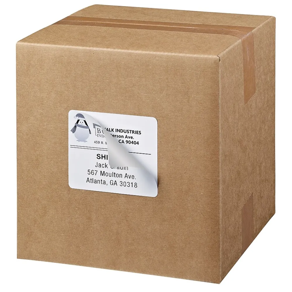 Avery TrueBlock Inkjet Shipping Labels, 3-1/3" x 4", White, 150 Labels/Pack (8164)