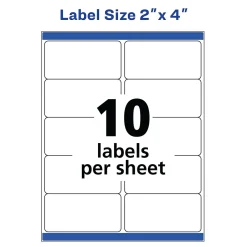 Hot Avery TrueBlock Inkjet Shipping Labels, 2