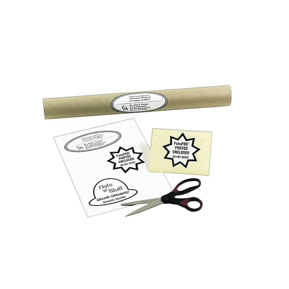 Discount Avery TrueBlock Laser Shipping Labels, 8-1/2" x 11", White, 25 Labels/Pack (5265)