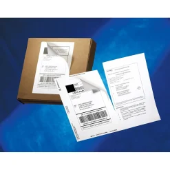 Best Avery TrueBlock Laser Shipping Labels with Paper Receipts, 5-1/16
