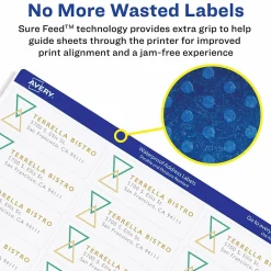 Best Avery Waterproof Laser Address Labels, 1