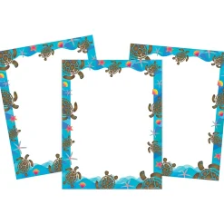 Classroom Paper*Barker Creek 8.5" x 11" Kai Ola Sea Turtles Computer Paper Pack, 150 Sheets/Set (4315)