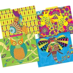 File Folders|Barker Creek Bohemian Animals File Folders, 1/3-Cut Tab, Letter Size, Assorted, 36/Set (4399)