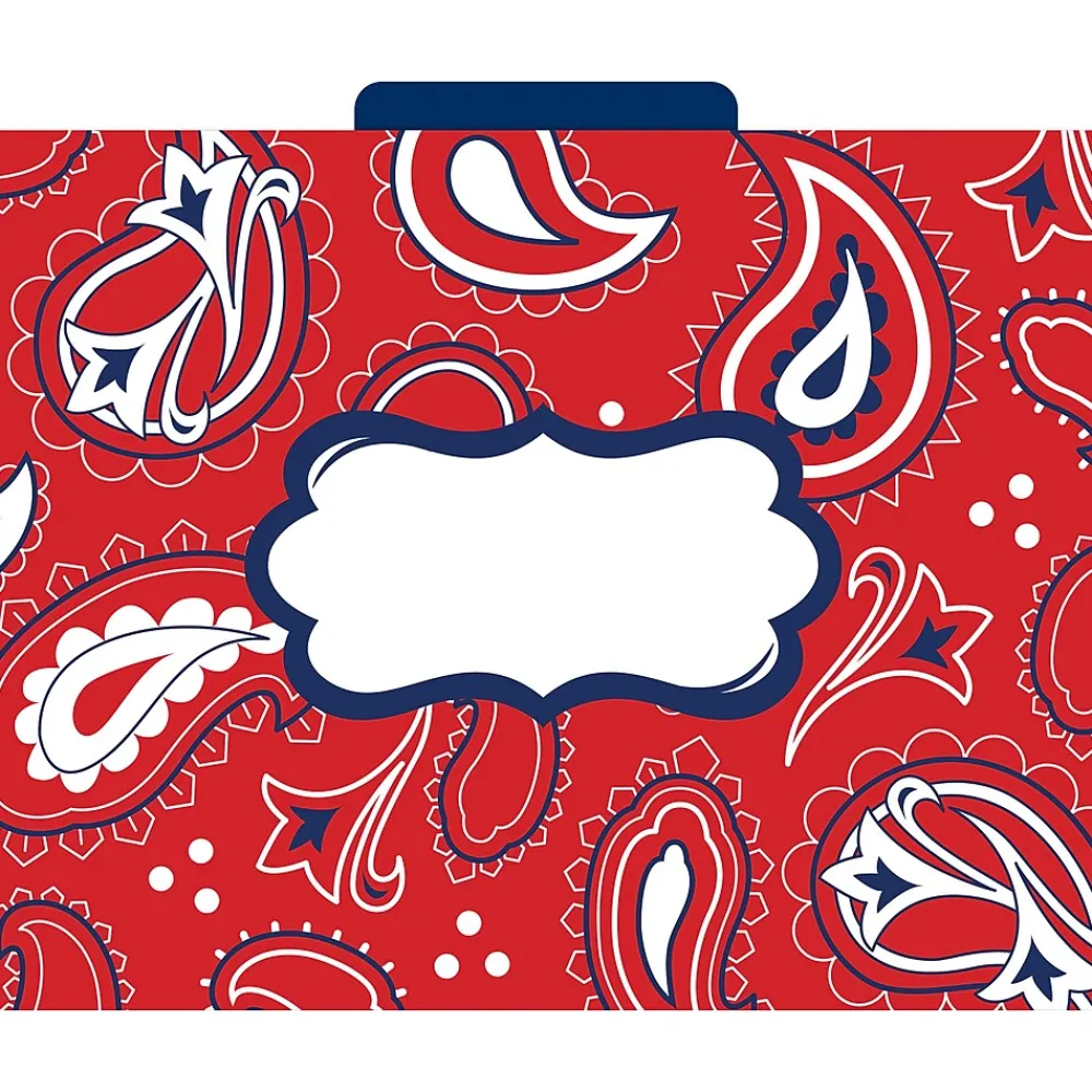 File Folders|Barker Creek File Folder Set, 1/3-Cut Tab, Letter Size, Western, 24/Set (4136)