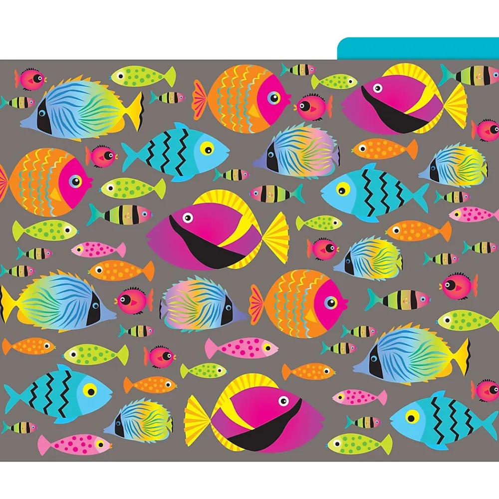 File Folders|Barker Creek File Folder Set, 1/3-Cut Tab, Letter Size, Kai Ola, 12/Pack (2006)