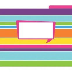 File Folders|Barker Creek File Folder Set, 1/3-Cut Tab, Letter Size, Multicolored, 12/Pack (2003)