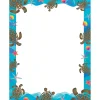 Classroom Paper*Barker Creek Kai Ola Turtles 8.5" x 11" Computer Paper, 50 Sheets/Pack (BC764)