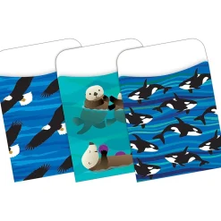 File Folders|Barker Creek Sea & Sky File Folder, 1/3-Cut Tab, Letter Size, Assorted, 42/Set (4419)