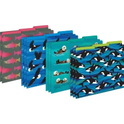 File Folders|Barker Creek Sea & Sky Otters On-Trend Organizer Set, 92/Set (4099)