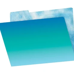 File Folders|Barker Creek Tie-Dye and Ombré File Folders, 3-Tab, Letter Size, Assorted, 24/Set (4325)