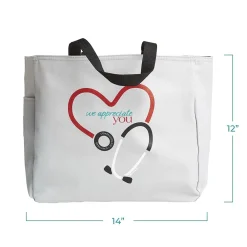 ® Tote Bag, Stethoscope We Appreciate You<Baudville