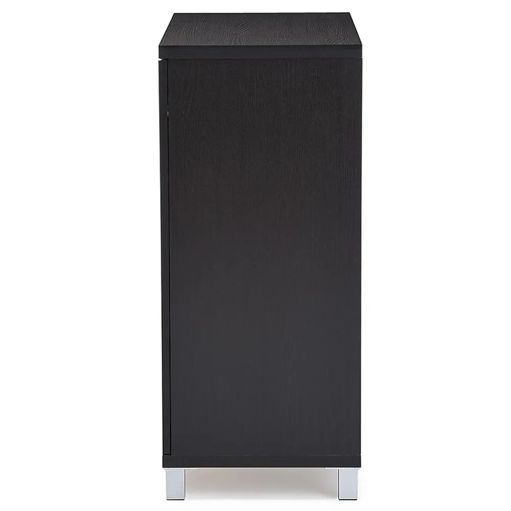 Storage Cabinets*Baxton Studio Marcy 35.1'' W x 15.6'' D Storage Cabinet, Dark Brown (6469-STPL)
