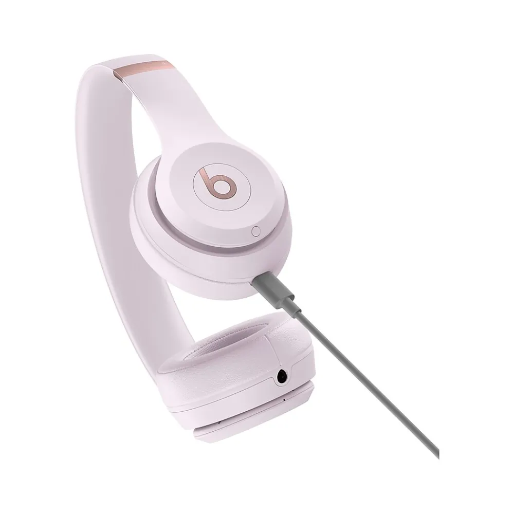 Solo 4 Wireless On-Ear Headphones, Bluetooth, Cloud Pink (MUW33LL/A)<Beats New