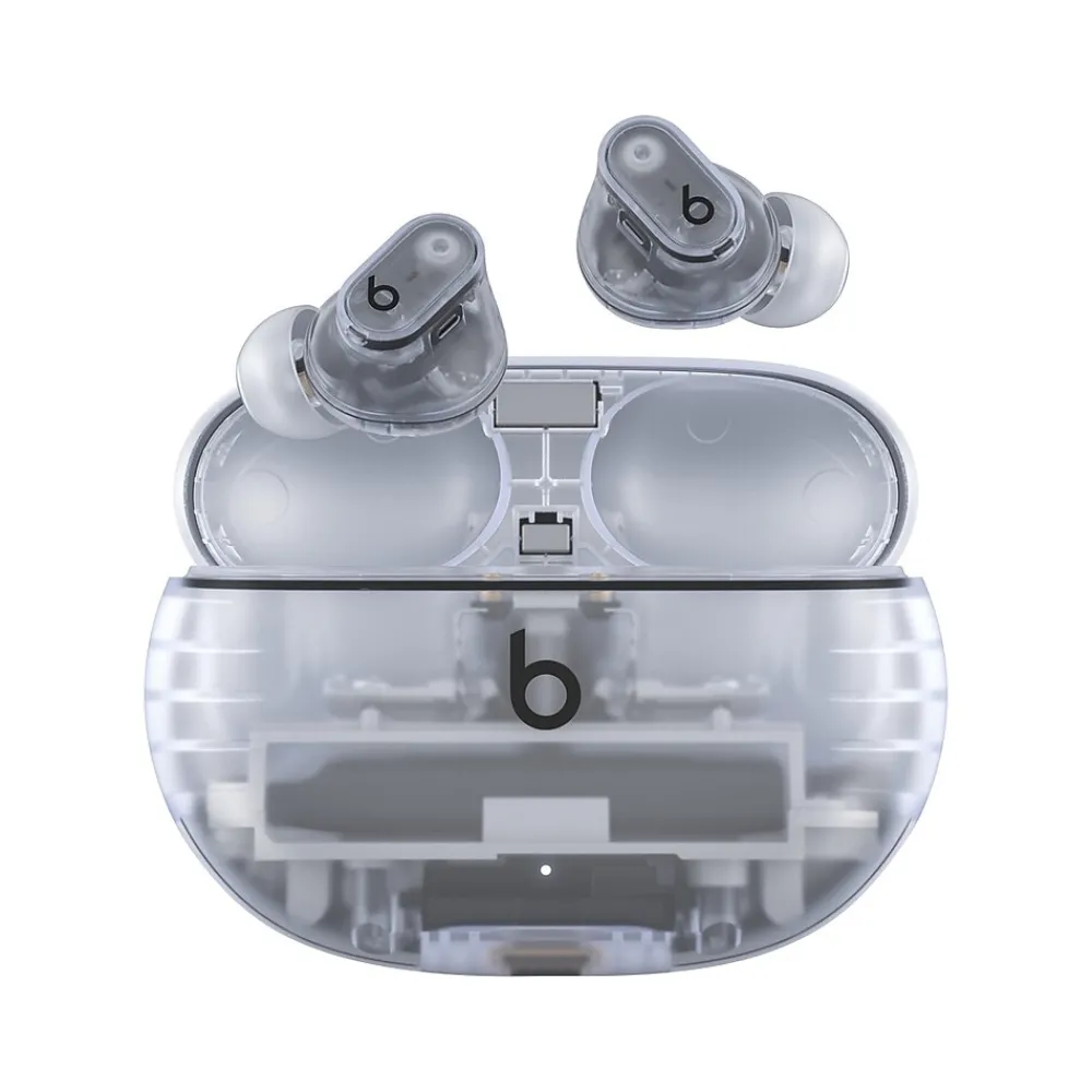 Studio Buds + Wireless Noise Canceling Bluetooth Earbuds, Transparent (MQLK3LL/A)<Beats Outlet