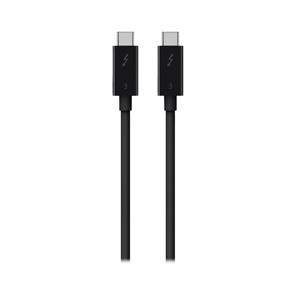 Belkin 2.6' USB Thunderbolt 3 USB-C to USB-C Cable, Black (F2CD084BT0.8MBK)