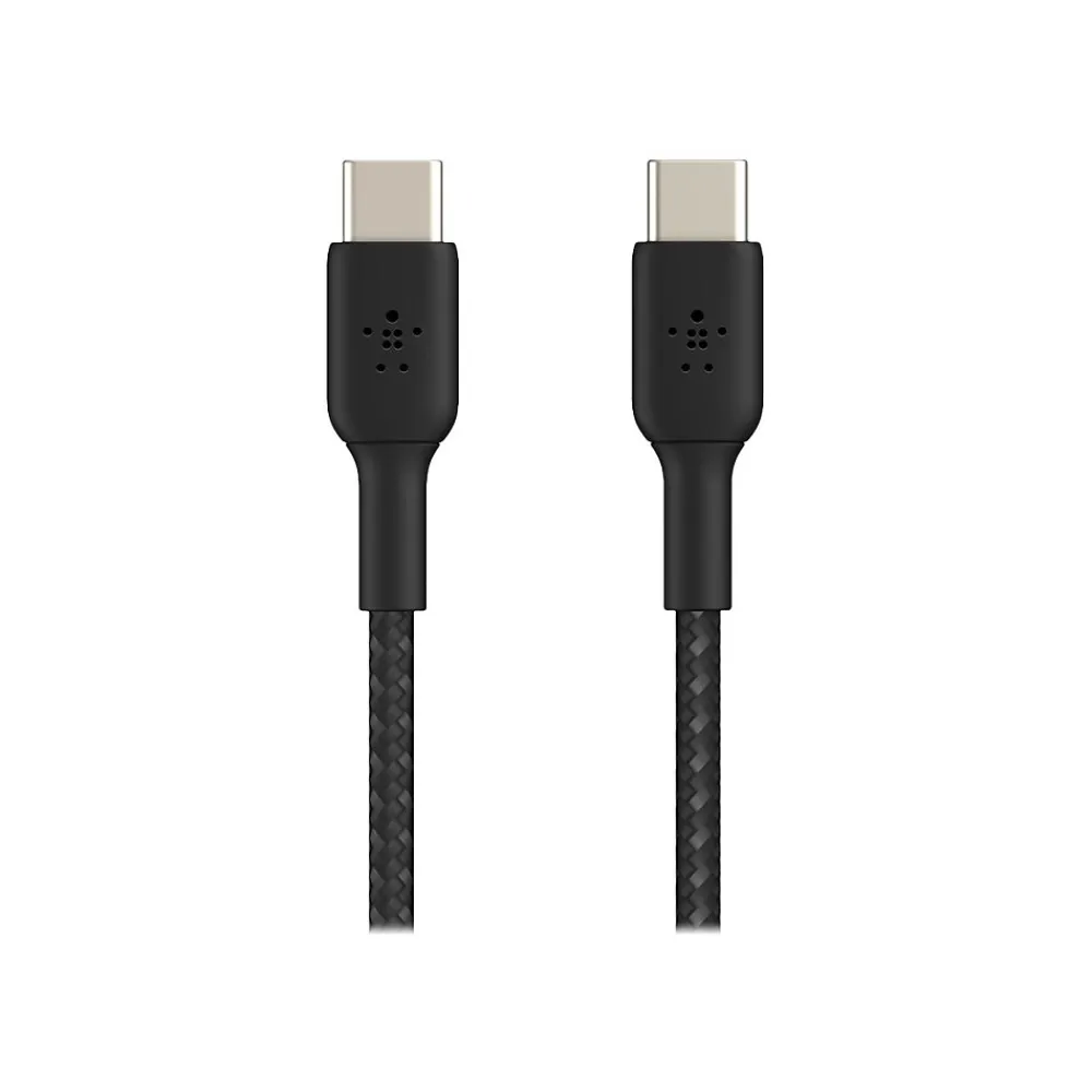 Belkin BOOST CHARGE 6.56' USB Type-C to Type-C Power Cable, Male to Male, Black (CAB004BT2MBK)