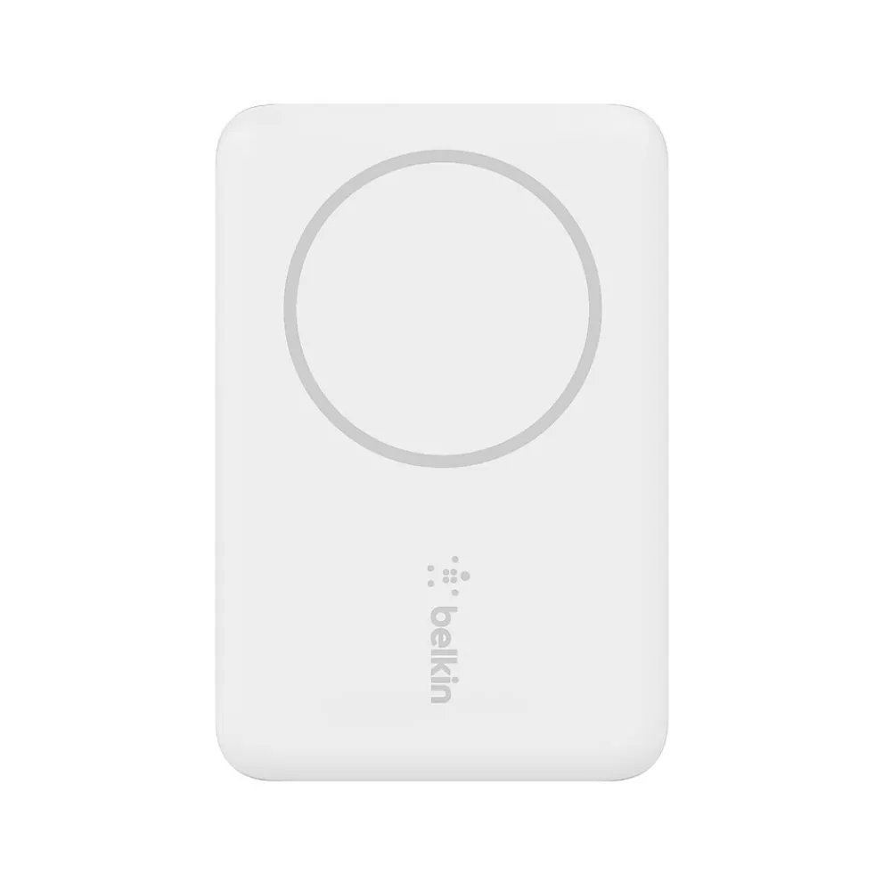 BOOST CHARGE Magnetic Wireless Power Bank for iPhone 12/13/14, 2500mAh, White (BPD002BTWH)<Belkin Hot