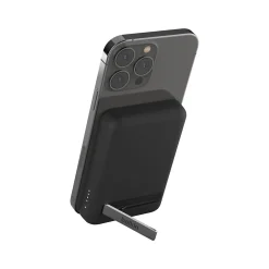 BOOST CHARGE Magnetic Wireless Power Bank for iPhone 12/13/14, 5000mAh, Black (BPD004btBK)<Belkin New