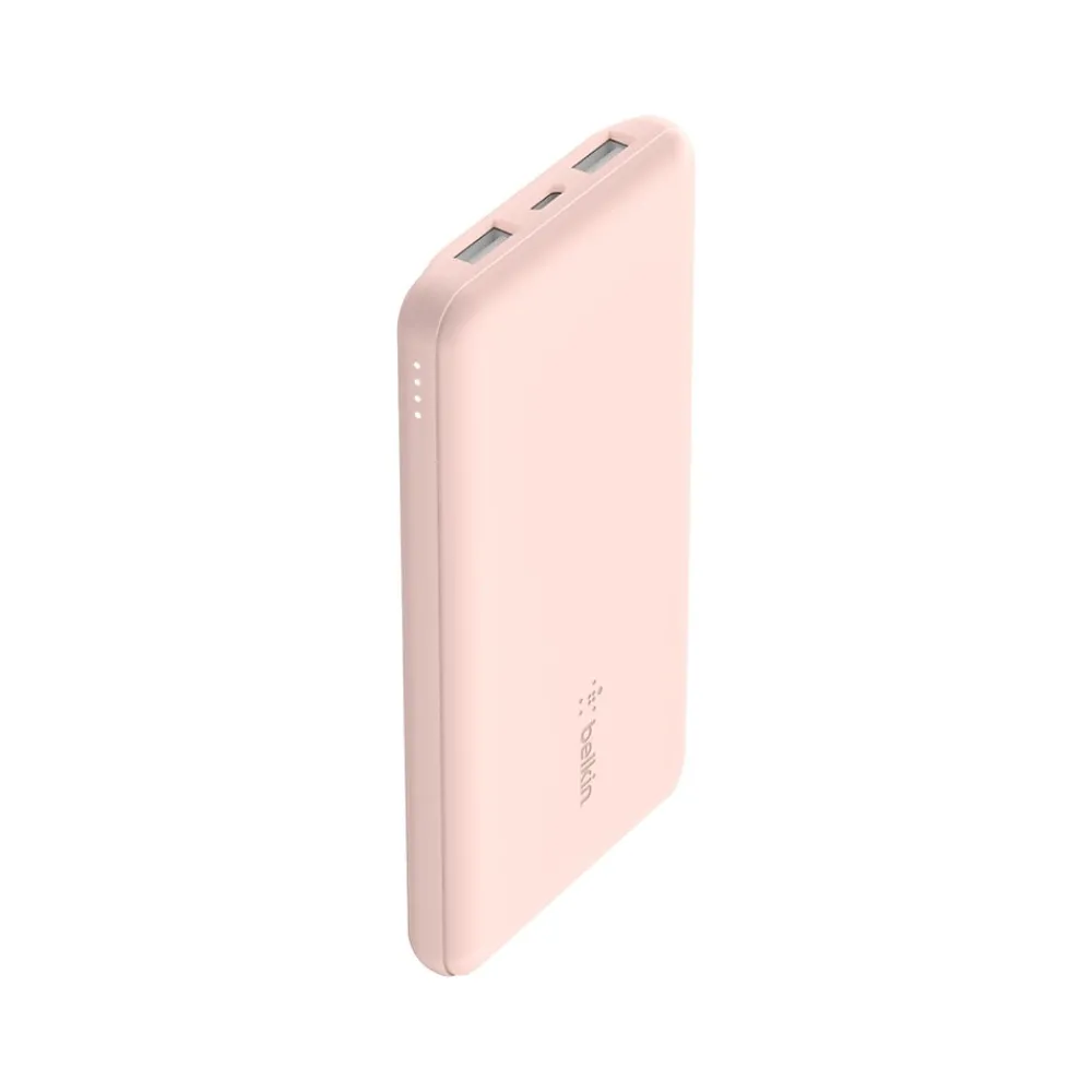 BOOST CHARGE USB Power Bank, 10000mAh, Rose Gold (BPB011BTRG)<Belkin