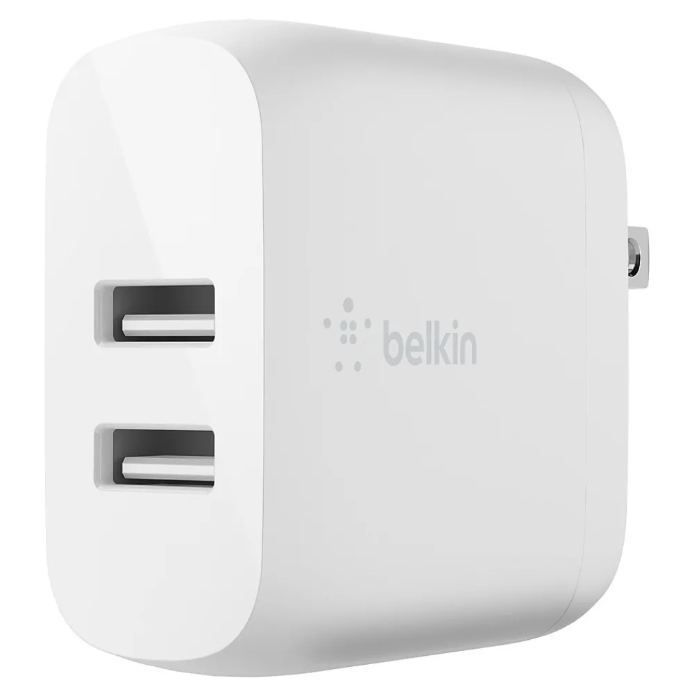 BOOST CHARGE USB-A Wall Charger for Multiple Brands, White (WCB002dqWH)<Belkin New