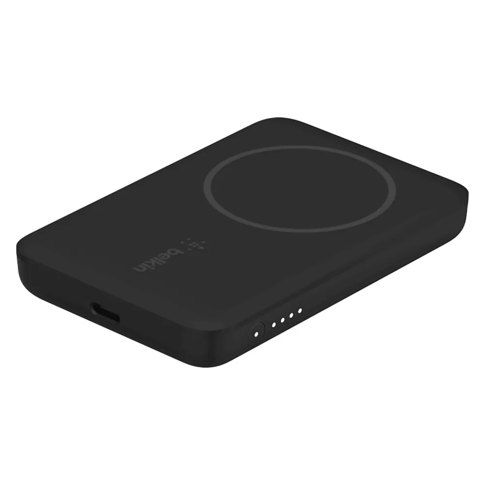 BOOST↑CHARGE Magnetic Wireless Power Bank for iPhone 12/13, 2500mAh, Black (BPD002btBK)<Belkin Outlet