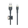 BOOST↑CHARGE PRO Flex Lightning to USB for iPhone/iPad/iPod Touch, Blue (CAA010bt2MBL)<Belkin Discount