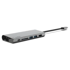 Belkin Multimedia 5-Port USB-C Hub, Gray (F4U092BTSGY)
