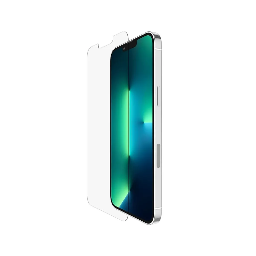 Belkin SCREENFORCE Tempered Glass Screen Protector for iPhone 13/13 Pro (OVA069ZZ)