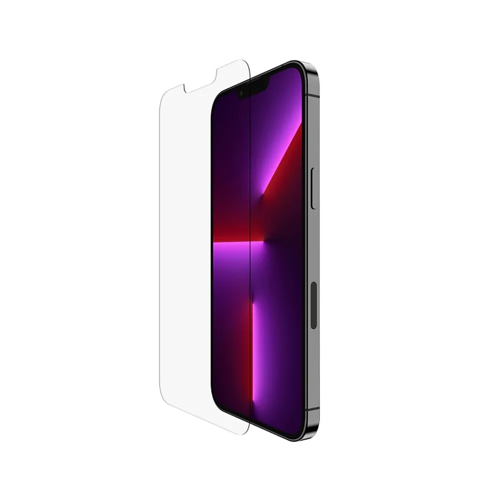 Belkin SCREENFORCE Tempered Glass Screen Protector for iPhone 13 Pro Max (OVA070ZZ)