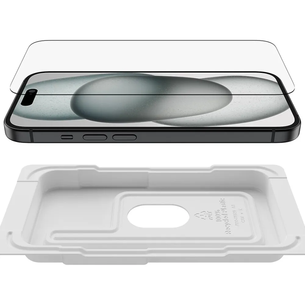 Belkin ScreenForce TemperedGlass Screen Protector for iPhone 15 (OVA135zz)
