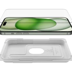 Belkin ScreenForce UltraGlass 2 Tempered Glass Screen Protector for iPhone 15 Plus (OVA132zz)