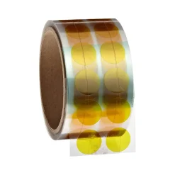 Outlet Bertech High Temperature Masking Disks, 0.75"Dia., Amber, 1000/Roll (PPD-3/4)