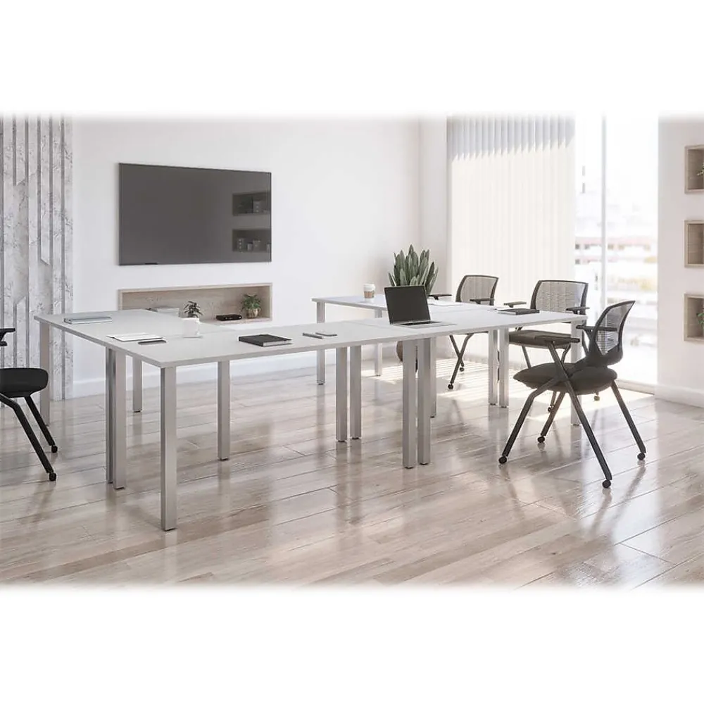 Office Desks*bestar Universel 60" Table Desk, White (65901-000017)