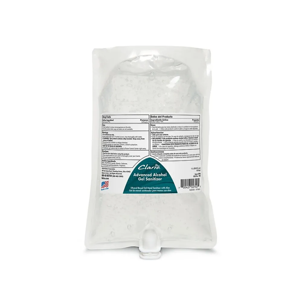Advanced Gel Hand Sanitizer, Light Fresh, 1000mL., 6/Carton (7962900)<Betco Discount