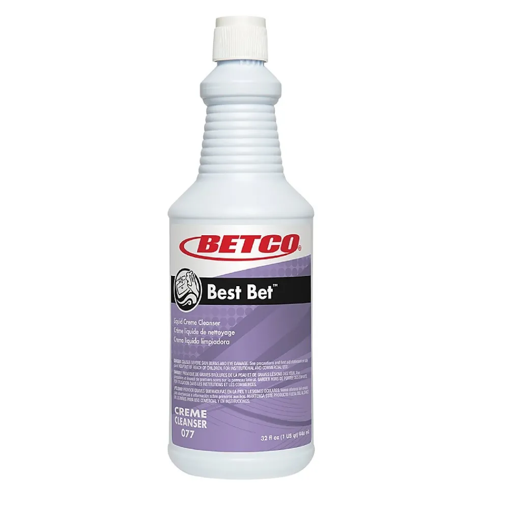 Best Bet Abrasive Creme Cleanser, 32 oz., 12 Bottles/Carton (771200X)<Betco Discount