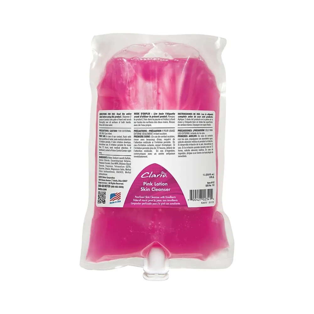 Liquid Hand Soap Refill for 11229-00 Dispenser, Clean Bouquet Scent, 6/Carton(1122900)<Betco Discount