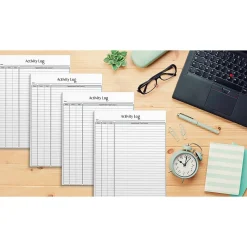 Notepads|Better Office Activity Log Notepad, 8.5