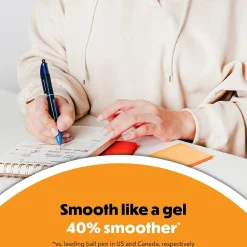 Pens|BIC 4-Color Smooth Retractable Ballpoint Pen, Medium Point, Assorted Ink, 12/Pack (MMS11-AST)