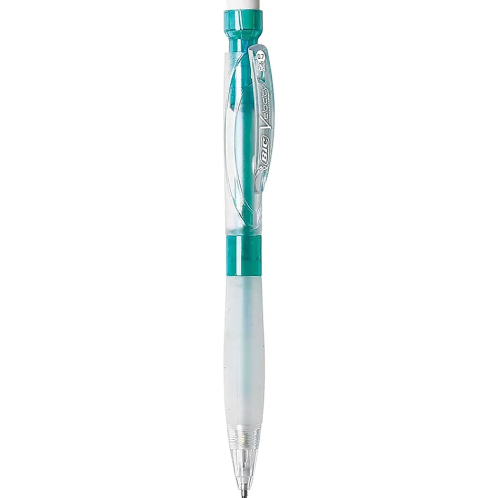 Pencils|BIC Velocity Max Mechanical Pencil, 0.7mm, #2 Hard Lead, 2/Pack (MPMX7P21-BLK)