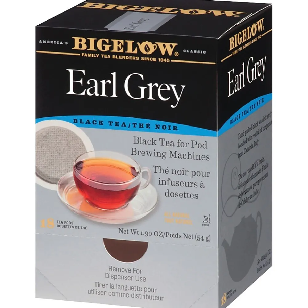 Bigelow Earl Grey Black Tea, Pods, 18/Box (RCB08906)