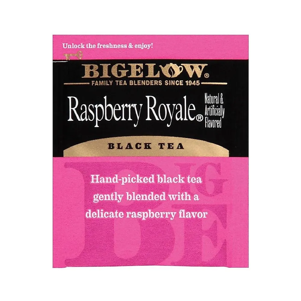 Bigelow Raspberry Royale Black Tea Bags, 28/Box (RCB003401)