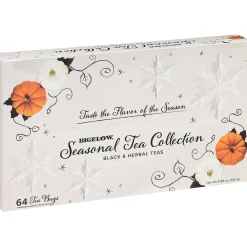 Bigelow Seasonal Tea Collection Bags, 64/Box (44658)