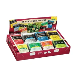 Bigelow Variety Pack Assorted Tea Bags, 64/Box (10568)