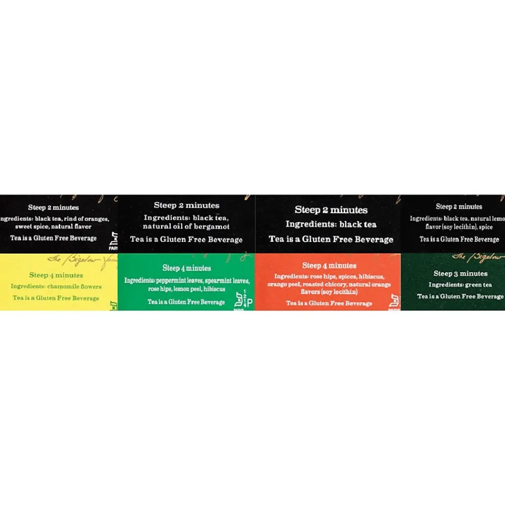 Bigelow Variety Pack Assorted Tea Bags, 64/Box (10568)