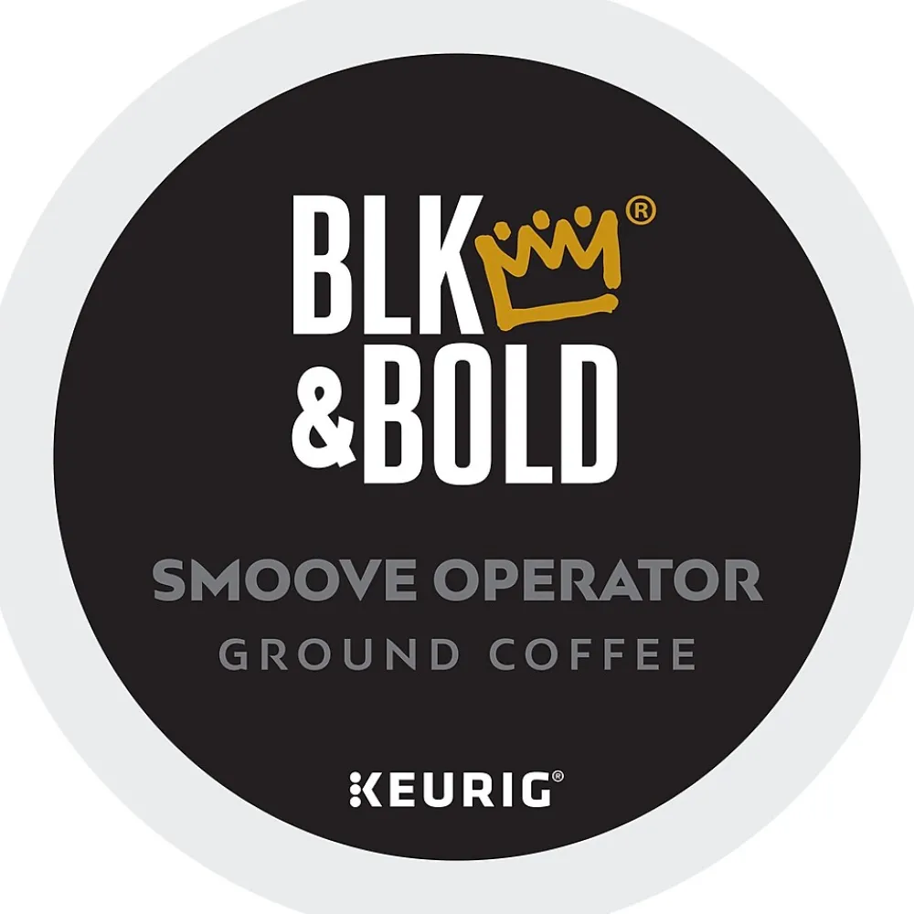 BLK & Bold Smoove Operator Coffee Keurig® K-Cup® Pods, Dark Roast, 80/Carton (OKB90056CT)