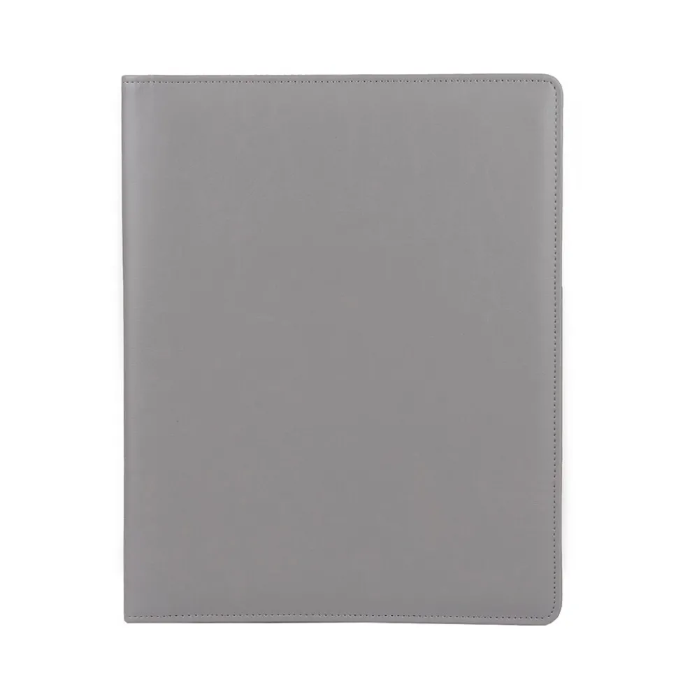 Faux Leather Portfolio Case, Gray (WRC1511BS-GREY)<Bond Street Best