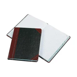Accounting & Record Journals*Esselte Boorum & Pease 38 Series Record Book, 7.63" x 9.63", Black/Red, 150 Sheets/Book (38-300-R)