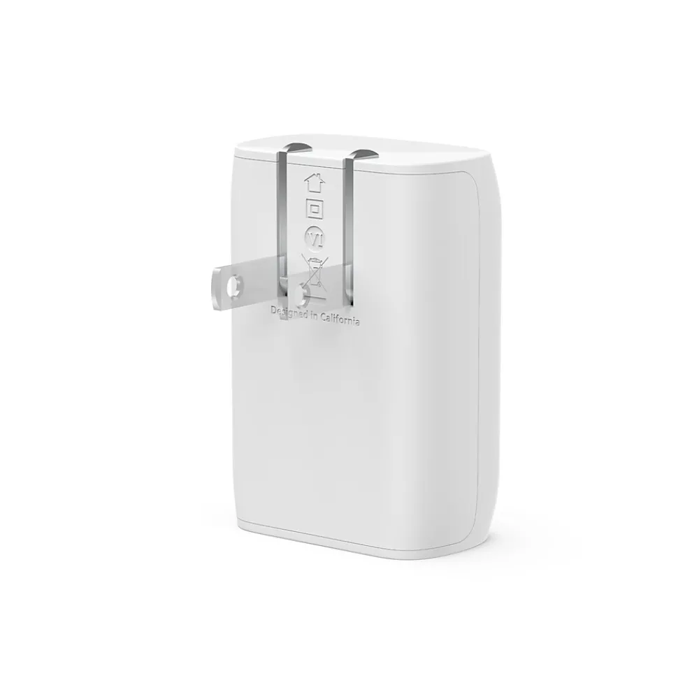 BOOST↑CHARGE 30W USB-C PD GaN Wall Charger, White (WCA005DQWH)<Belkin Outlet