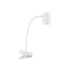 Bostitch Office 7.48" LED Adjustable Clamp Desk Lamp, White (LED2103)