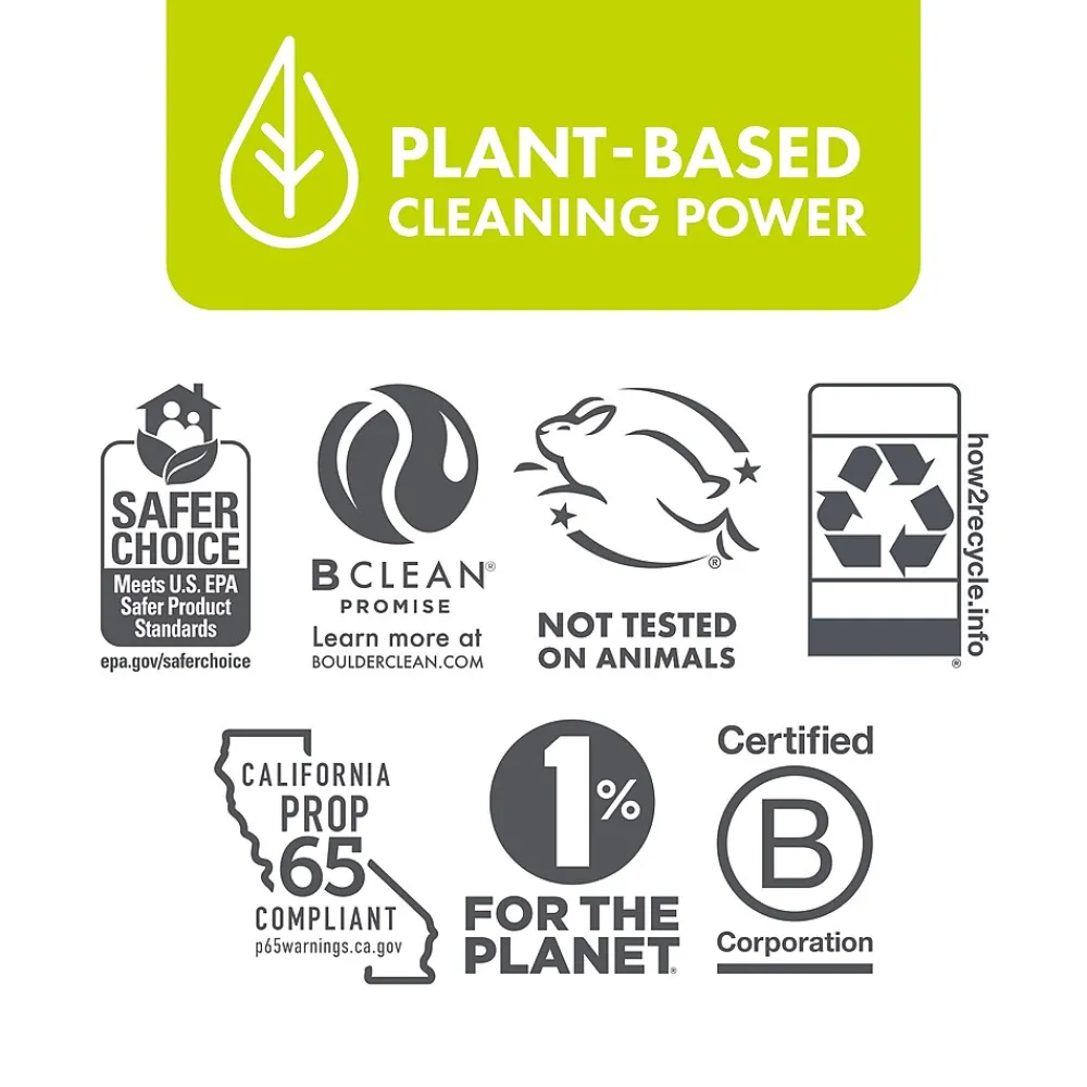 Dishwasher Gel, Grapefruit Pomegranate, 100 Oz., 4/CT (003144CT)<Boulder Clean Outlet